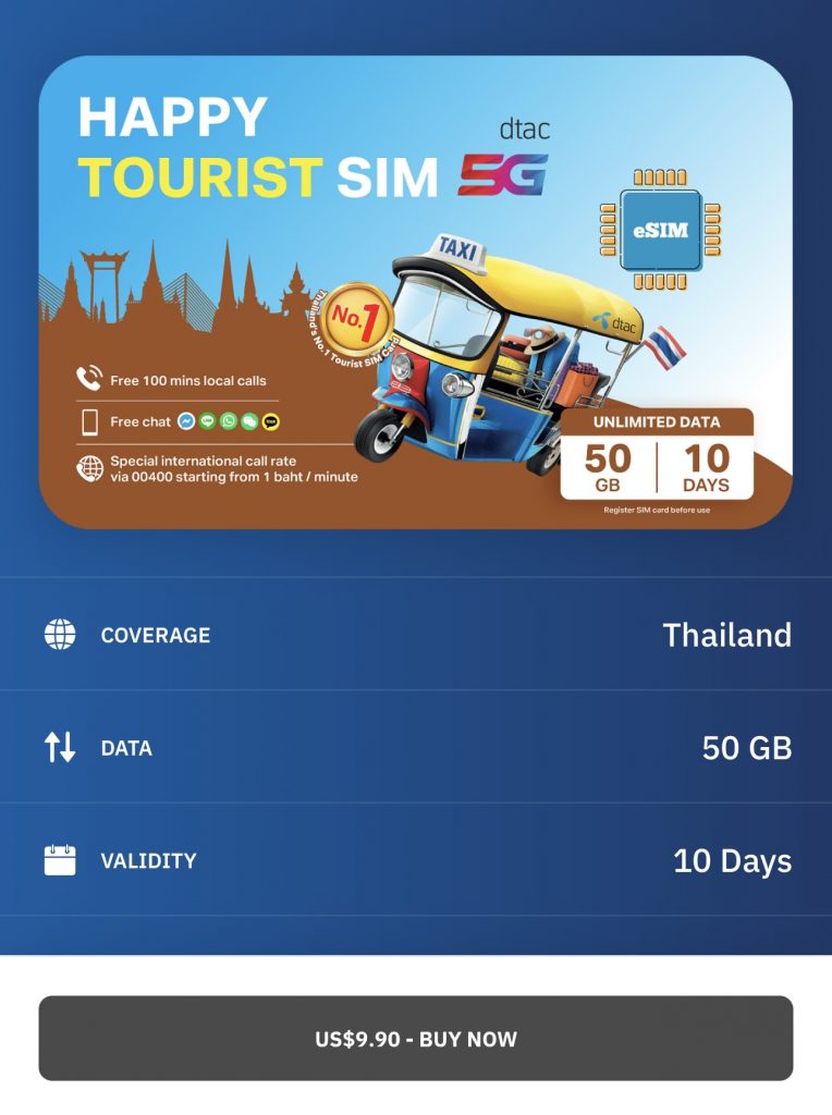 Best internet esim for travel in Thailand - Unravel Travel TV