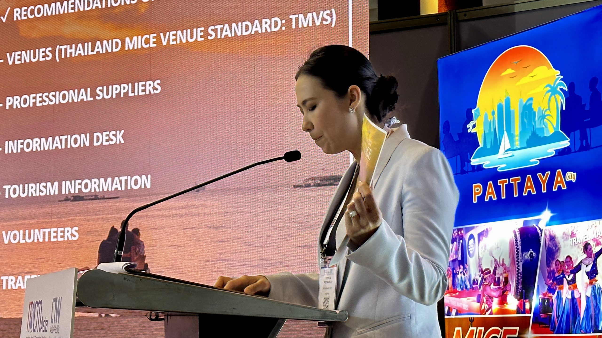 ITCM Asia , Pattaya Showcase - Titipun Pettrakul, Deputy Mayor of Pattaya City, Thailand - Unravel Travel TV