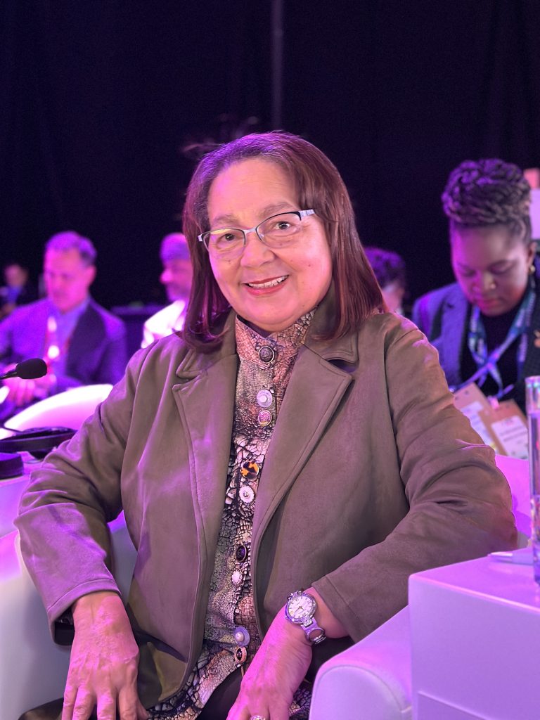 Patricia De Lille, Minister of Tourism, South Africa at WTM London 2023 - Unravel Travel TV