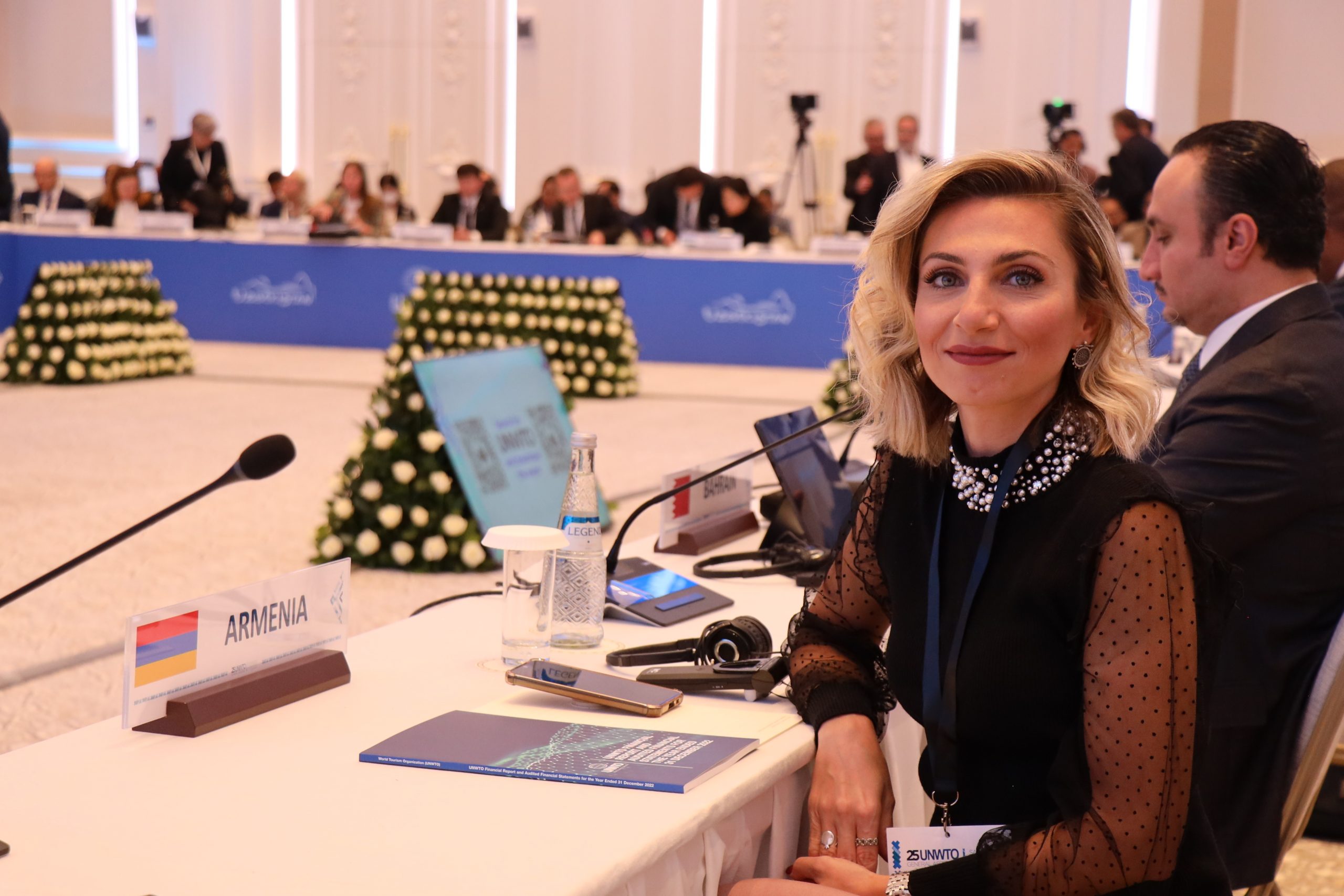 Sisian Boghassian, Head of Tourism Committee of Armenia at the UNWTO 19th Session of the Executive Council - Unravel Travel TV