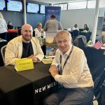 David Venables, Managing Director of Brass Tacks Media with leslie Graham, Unravel Travel TV