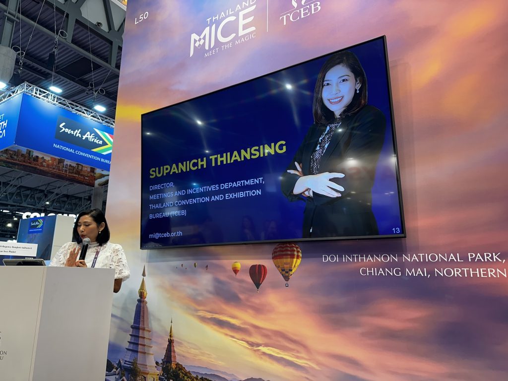 Ms. Supanich Thiansing, Director, Meetings and Incentives Department, Thailand Convention and Exhibition Bureau (TCEB)