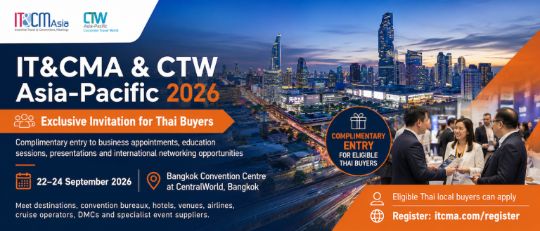 Thai MICE and Corporate Buyers Invited to IT&CMA and CTW Asia-Pacific 2026 in Bangkok