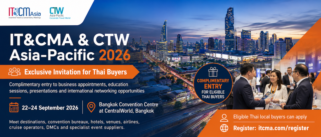 Thai MICE and Corporate Buyers Invited to IT&CMA and CTW Asia-Pacific 2026 in Bangkok -- Unravel Travel TV