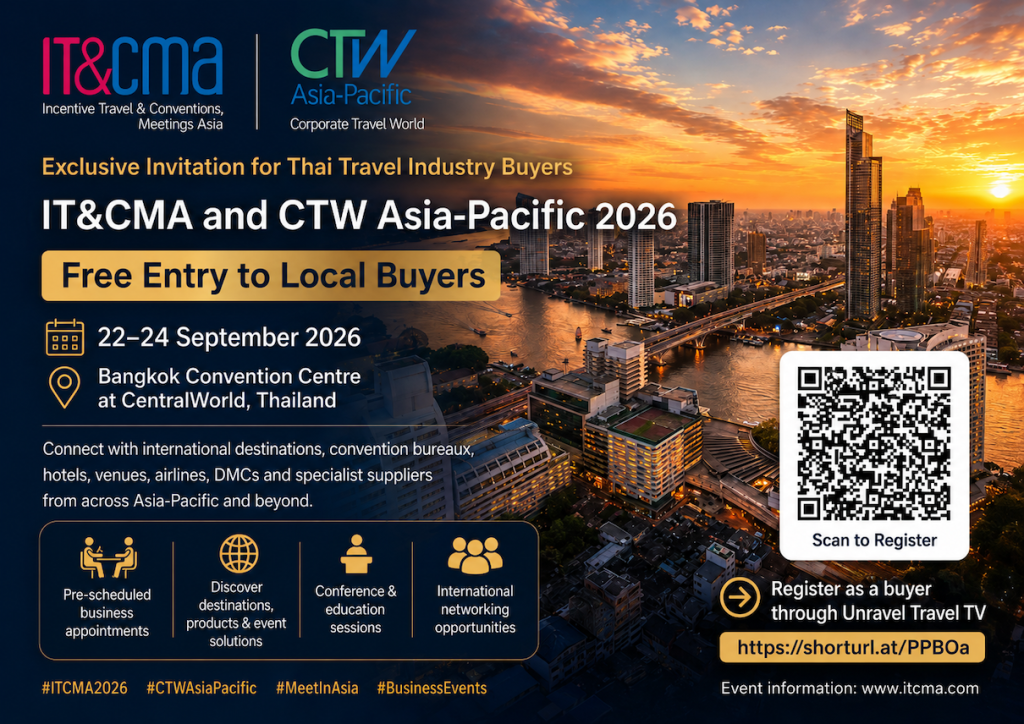 Free Entry for Local Buyers - IT&CMA and CTW Asia-Pacific 2026.- Unravel Travel TV