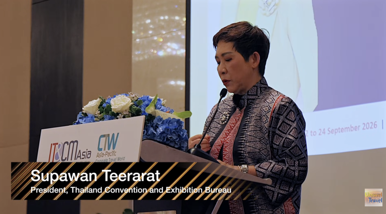 Supawan Teerarat, President, Thailand Convention and Exhibition Bureau – ITCMA 2026, Opening Keynote