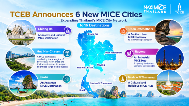 Thailand has six new MICE Cities